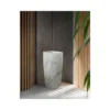White Carrara Cylinder-1