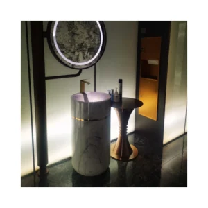 White Carrara Cylinder