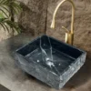 Verde Alpi Natural surface square basin