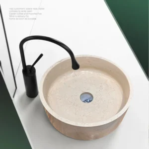 Crema Marfil Flat Base Basin-2