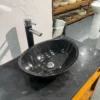 Nebula Black oval basin
