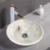 Crystal Wood Grain round basin
