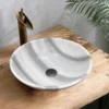 Marmara White round basin