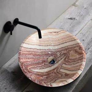 Red Dragon round basin