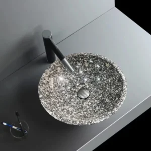Leopard Skin Flower round basin