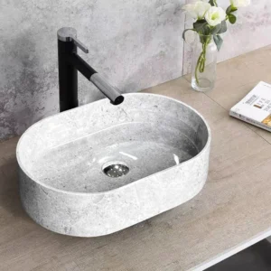 Yalan gray oval basin