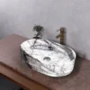 Lilac oval basin